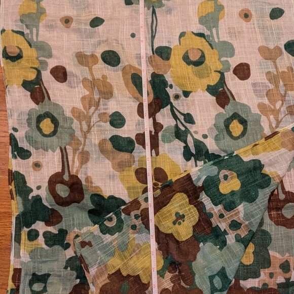 Fossil Floral Scarf — Lightweight & Breezy - Picture 4 of 5